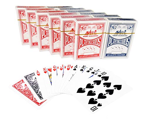Poker Game Casino Plastic Coated Kids Adult New Deck Of Classic Playing Cards