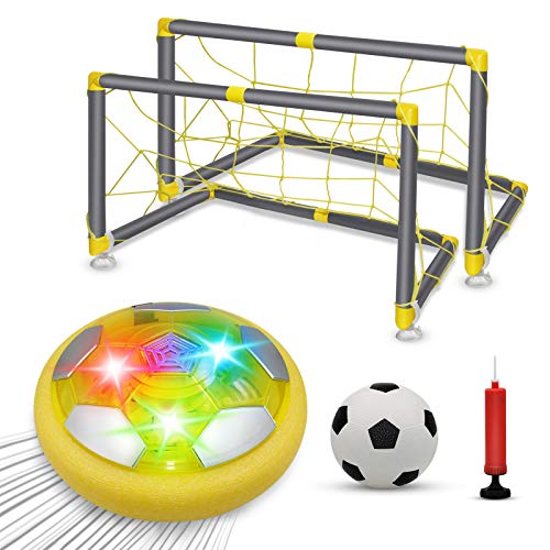 Kids Toys Air Power Soccer Rechargeable Hover Ball Indoor Soccer Ball Floating 