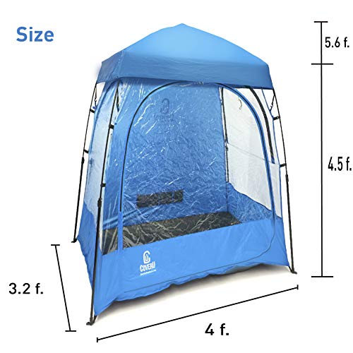 CoverU Sports Tent Pod – Pop Up 2 Person Cold Climate Canopy 