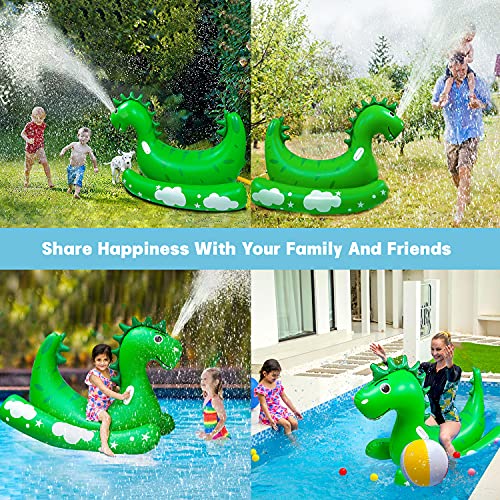 Details about   Husky Inflatable Ride On Pool Water Hill Grass Sliding Sledding up to 120lb 