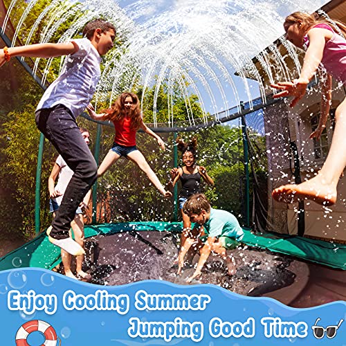 Outdoor Water Game Sprinkler For Kids Fun Summer Trampoline Waterpark Cooling 